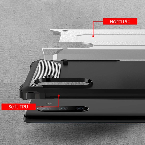 Samsung Galaxy Note 10 Kılıf CaseUp Tank Kırmızı 3